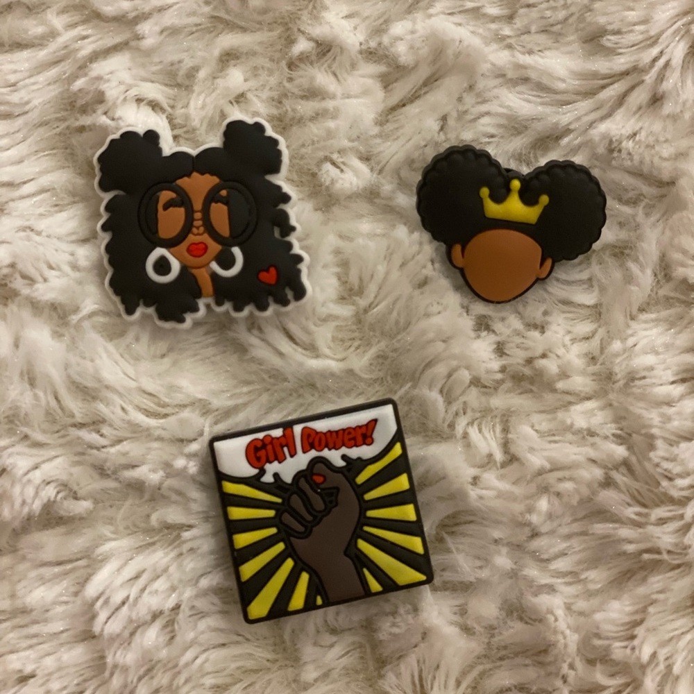 MAKE AN OFFER ‼️ Black Girl Power Pack ✨ JIBBITZ FOR CROCS ⭐️